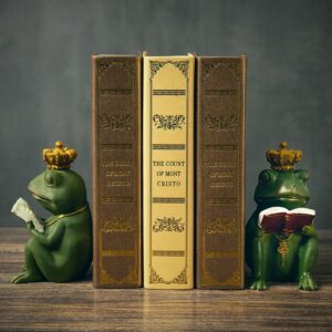 Serre-livres au design original imitant une grenouille royale_1